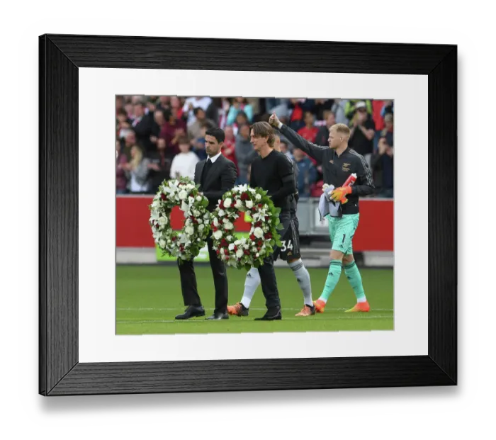 Framed Print : Manager's Unity: Arteta and Frank Lead Teams onto Brentford Community Stadium Pitch (Premier League 2022-23) Framed Print : Manager's Unity: Arteta and Frank Lead Teams onto Brentford Community Stadium Pitch (Premier League 2022-23)