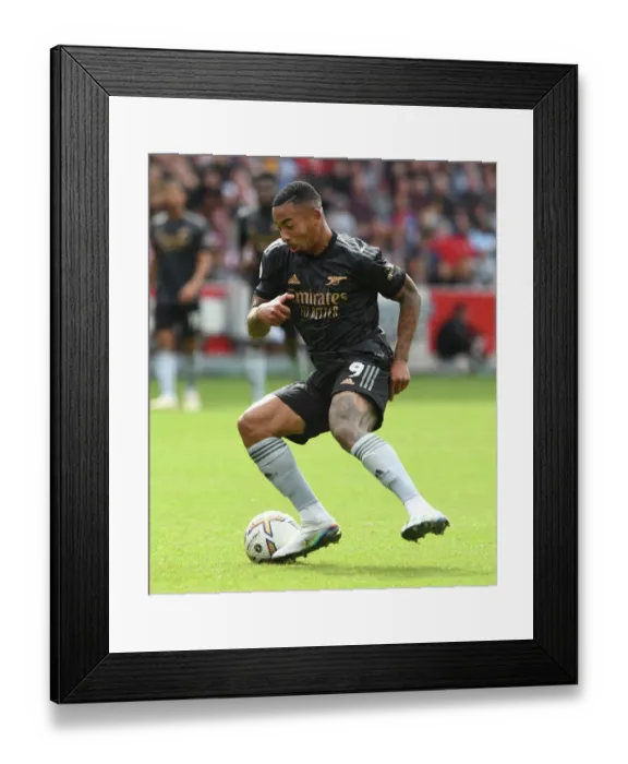 Framed Print : Gabriel Jesus in Action: Brentford vs Arsenal, Premier League 2022-23 Framed Print : Gabriel Jesus in Action: Brentford vs Arsenal, Premier League 2022-23
