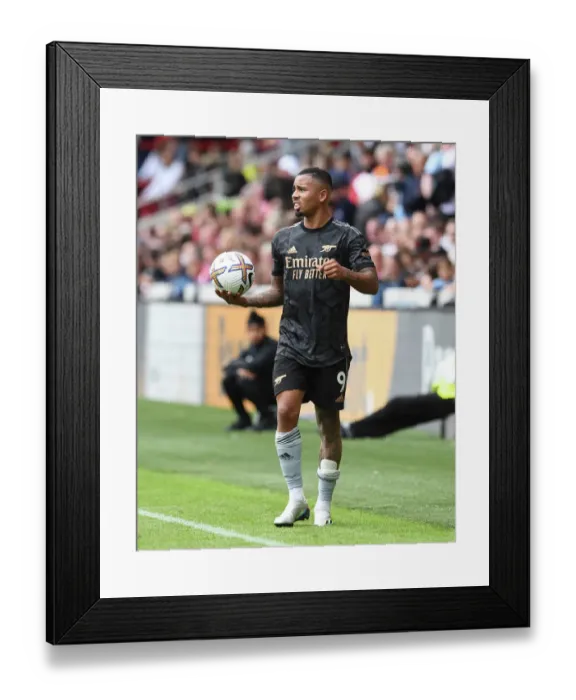 Framed Print : Gabriel Jesus in Action: Arsenal's Striker Shines Against Brentford in the Premier League 2022-23 Framed Print : Gabriel Jesus in Action: Arsenal's Striker Shines Against Brentford in the Premier League 2022-23