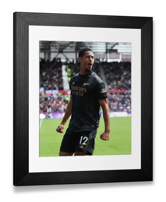 Framed Print : William Saliba Scores First Arsenal Goal: Brentford vs. Arsenal, Premier League 2022-23 Framed Print : William Saliba Scores First Arsenal Goal: Brentford vs. Arsenal, Premier League 2022-23