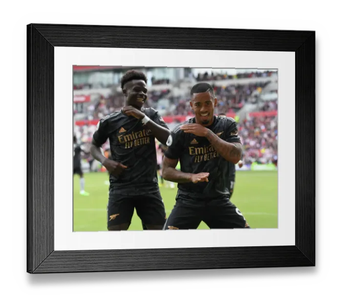 Framed Print : Gabriel Jesus Scores the Decisive Goal: Arsenal's Victory over Brentford in the Premier League 2022-23 Framed Print : Gabriel Jesus Scores the Decisive Goal: Arsenal's Victory over Brentford in the Premier League 2022-23