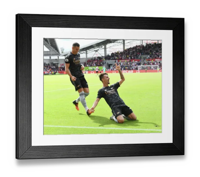 Framed Print : Fabio Vieira Hat-Trick: Arsenal's Triumph Over Brentford in Premier League Framed Print : Fabio Vieira Hat-Trick: Arsenal's Triumph Over Brentford in Premier League
