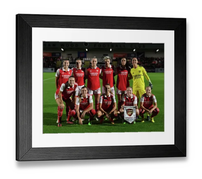 Framed Print : Arsenal Women vs Ajax: UEFA Women's Champions League Second Qualifying Round First Leg Framed Print : Arsenal Women vs Ajax: UEFA Women's Champions League Second Qualifying Round First Leg
