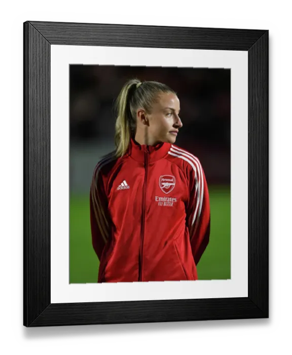 Framed Print : Arsenal Women vs Ajax: UEFA Women's Champions League Second Qualifying Round First Leg