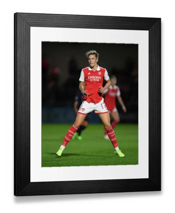 Framed Print : Arsenal Women vs Ajax Women: UEFA Women's Champions League Second Qualifying Round First Leg (2022-23)