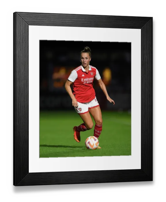 Framed Print : Arsenal Women vs Ajax Women: UEFA Women's Champions League Second Qualifying Round First Leg