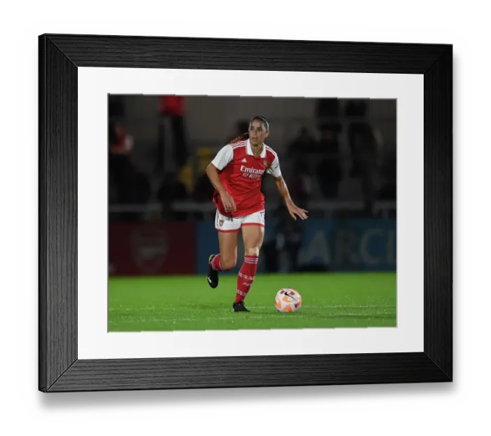 Framed Print : Arsenal Women vs Ajax Women: UEFA Women's Champions League Clash (2022-23)