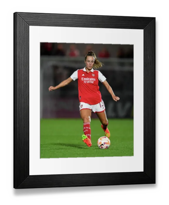 Framed Print : Arsenal Women vs Ajax Women: UEFA Women's Champions League Second Qualifying Round First Leg (2022-23)