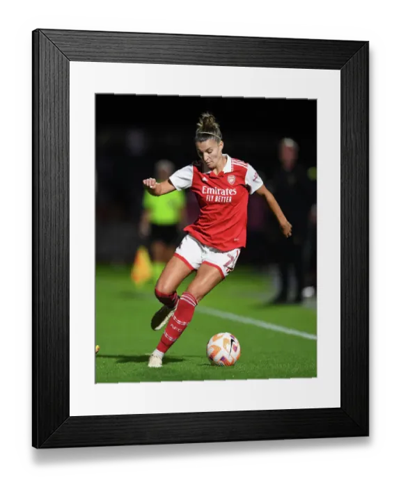 Framed Print : Arsenal Women vs Ajax: UEFA Women's Champions League Second Qualifying Round First Leg