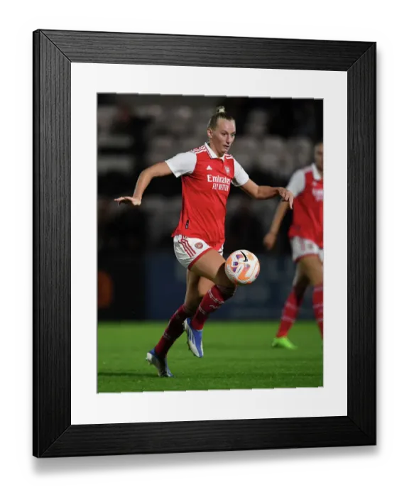 Framed Print : Arsenal Women vs Ajax Women: UEFA Women's Champions League Second Qualifying Round First Leg (2022-23)