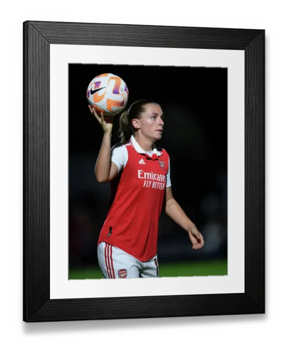 Framed Print : Arsenal Women vs Ajax Women: UEFA Women's Champions League Second Qualifying Round First Leg (2022-23)