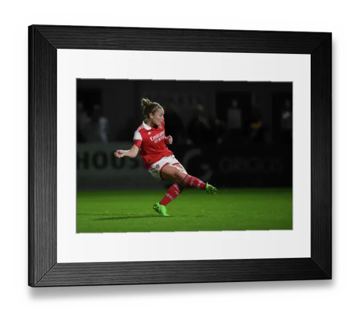 Framed Print : Arsenal Women vs AFC Ajax: Kim Little Scores Penalty in UEFA Women's Champions League Qualifier Framed Print : Arsenal Women vs AFC Ajax: Kim Little Scores Penalty in UEFA Women's Champions League Qualifier