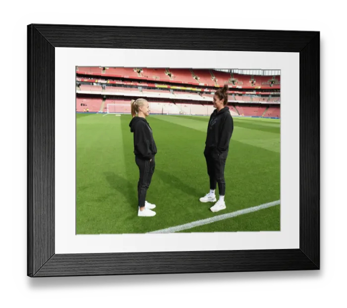 Framed Print : Arsenal Women vs. Tottenham Hotspur Women: Beth Mead and Jennifer Beattie Prepare for Barclays WSL Showdown
