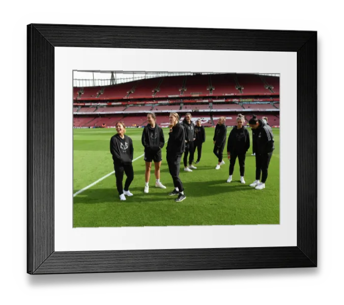 Framed Print : Arsenal Women Unite: Focus at Pre-Match Huddle Before Arsenal vs. Tottenham Hotspur Framed Print : Arsenal Women Unite: Focus at Pre-Match Huddle Before Arsenal vs. Tottenham Hotspur