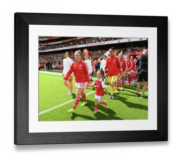 Framed Print : Arsenal Women Kick Off 2022-23 FA WSL Season with Kim Little at Emirates Stadium Framed Print : Arsenal Women Kick Off 2022-23 FA WSL Season with Kim Little at Emirates Stadium