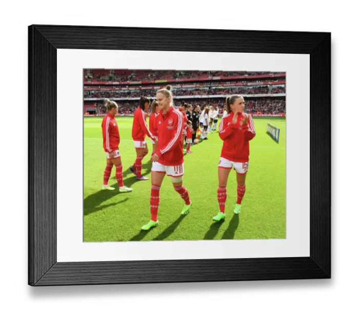 Framed Print : Arsenal Women's Stars: Pre-Match Focus on Vivianne Miedema and Katie McCabe Ahead of Arsenal vs. Tottenham Hotspur Framed Print : Arsenal Women's Stars: Pre-Match Focus on Vivianne Miedema and Katie McCabe Ahead of Arsenal vs. Tottenham Hotspur