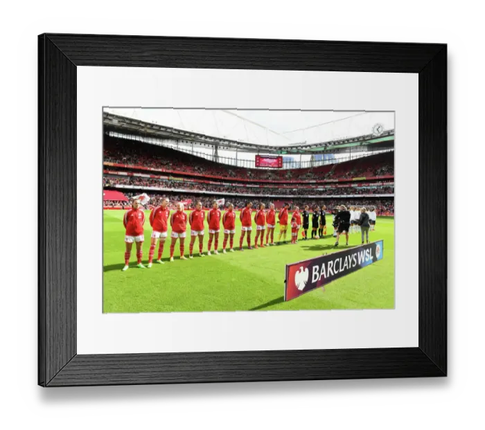 Framed Print : Arsenal Women vs. Tottenham Hotspur Women: Barclays WSL Showdown at Emirates Stadium