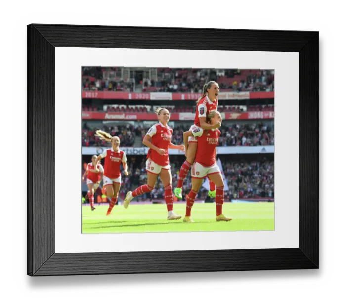 Framed Print : Arsenal Women's Triumph: Beth Mead Nets First Goal vs. Tottenham Hotspur in 2022-23 FA WSL Framed Print : Arsenal Women's Triumph: Beth Mead Nets First Goal vs. Tottenham Hotspur in 2022-23 FA WSL