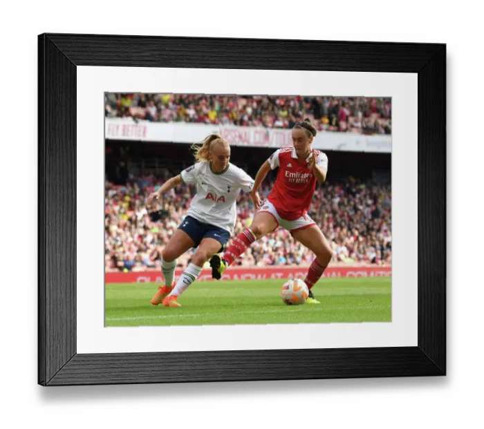 Framed Print : Arsenal vs. Tottenham: FA Womens Super League Showdown at Emirates Stadium (2022-23)