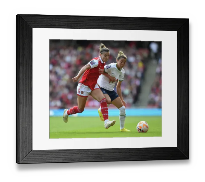 Framed Print : Arsenal vs. Tottenham: FA Womens Super League Showdown at Emirates Stadium (2022-23) Framed Print : Arsenal vs. Tottenham: FA Womens Super League Showdown at Emirates Stadium (2022-23)