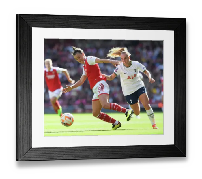 Framed Print : Arsenal vs. Tottenham: FA WSL Clash at Emirates Stadium (2022-23) Framed Print : Arsenal vs. Tottenham: FA WSL Clash at Emirates Stadium (2022-23)
