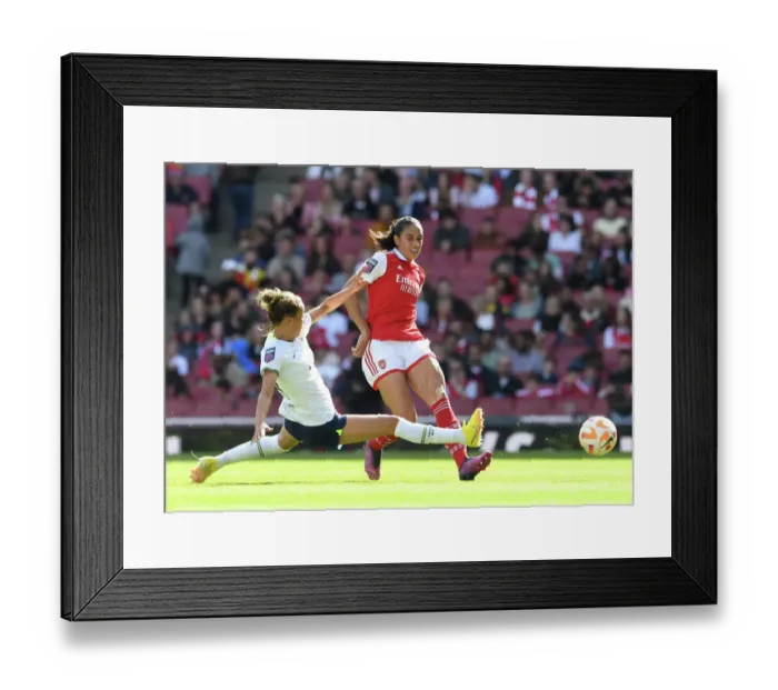 Framed Print : Arsenal vs. Tottenham: A Battle in the FA Womens Super League Framed Print : Arsenal vs. Tottenham: A Battle in the FA Womens Super League