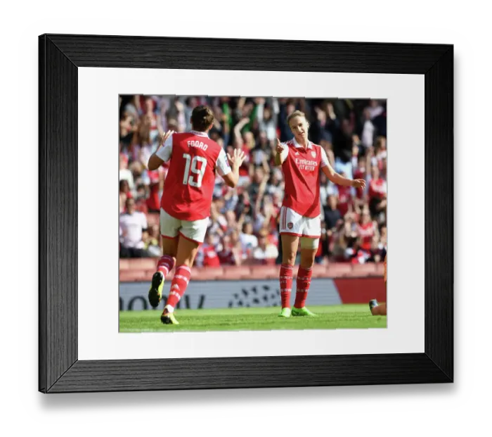 Framed Print : Arsenal Women's Triumph: Vivianne Miedema Scores Brace in FA WSL Clash Against Tottenham Hotspur