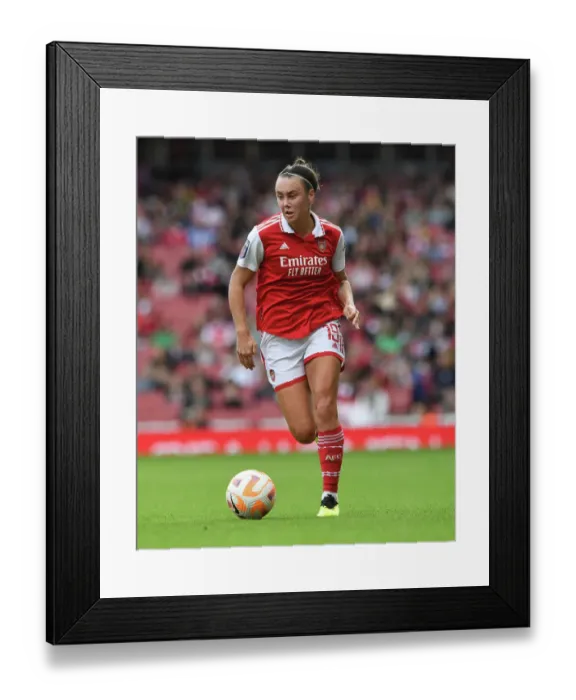 Framed Print : Arsenal Women vs. Tottenham Hotspur Women: Clash at the Emirates - Barclays Womens Super League 2022-23