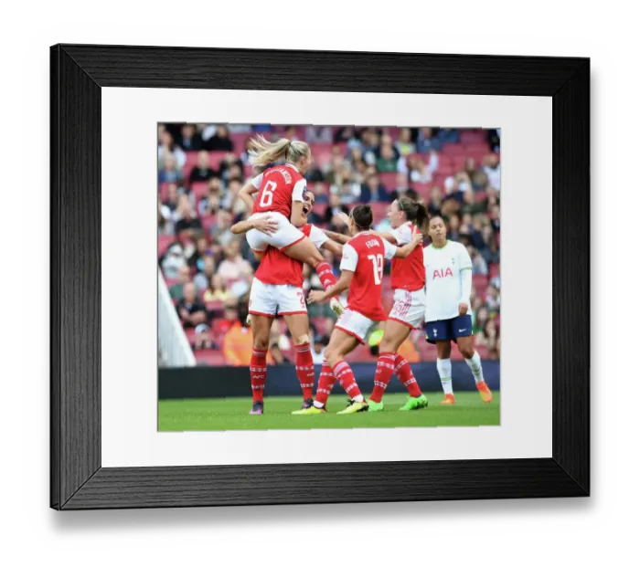 Framed Print : Arsenal Women's Triumph: Rafaelle Souza's Hat-Trick Secures 3-0 Victory Over Tottenham Hotspur Framed Print : Arsenal Women's Triumph: Rafaelle Souza's Hat-Trick Secures 3-0 Victory Over Tottenham Hotspur