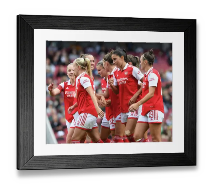 Framed Print : Arsenal Women's Triumph: Rafaelle's Hat-Trick Seals Victory Over Tottenham Hotspur Framed Print : Arsenal Women's Triumph: Rafaelle's Hat-Trick Seals Victory Over Tottenham Hotspur