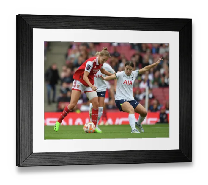 Framed Print : Arsenal vs. Tottenham: Miedema Faces Turner in Barclays WSL Showdown Framed Print : Arsenal vs. Tottenham: Miedema Faces Turner in Barclays WSL Showdown