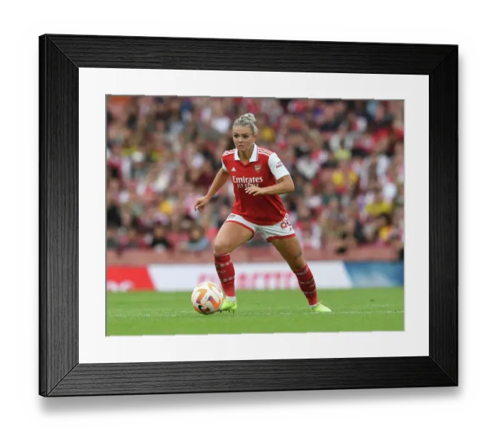 Framed Print : Arsenal Women vs. Tottenham Hotspur Women: Barclays Womens Super League Clash at the Emirates