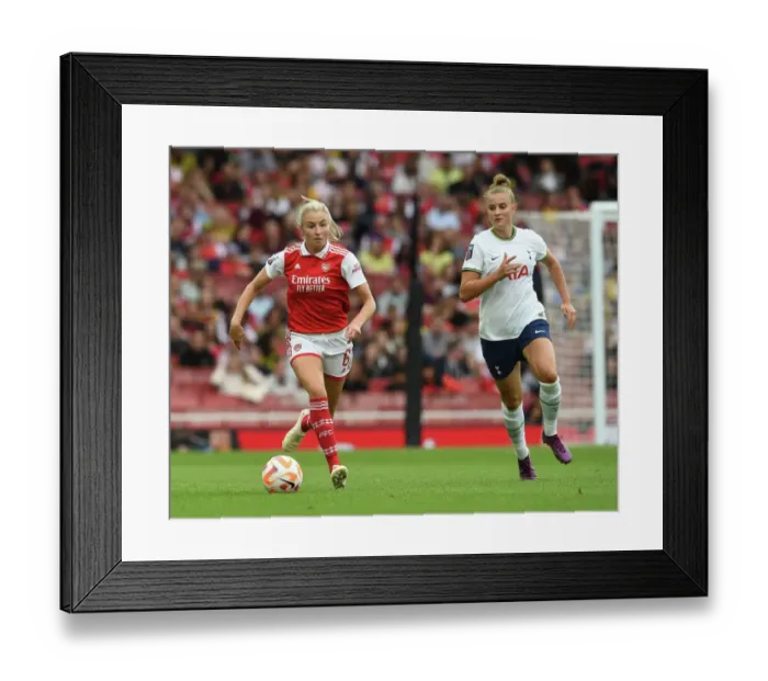 Framed Print : Arsenal vs. Tottenham: Battle for Supremacy in the FA Womens Super League