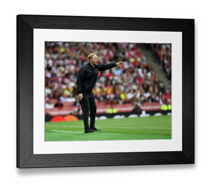 Framed Print : Arsenal Women vs. Tottenham Hotspur Women: Jonas Eidevall Leads Arsenal in FA WSL Clash at Emirates Stadium
