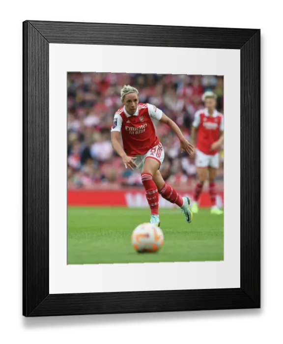 Framed Print : Arsenal Women vs. Tottenham Hotspur Women: Barclays Womens Super League Clash at Emirates Stadium, 2022-23