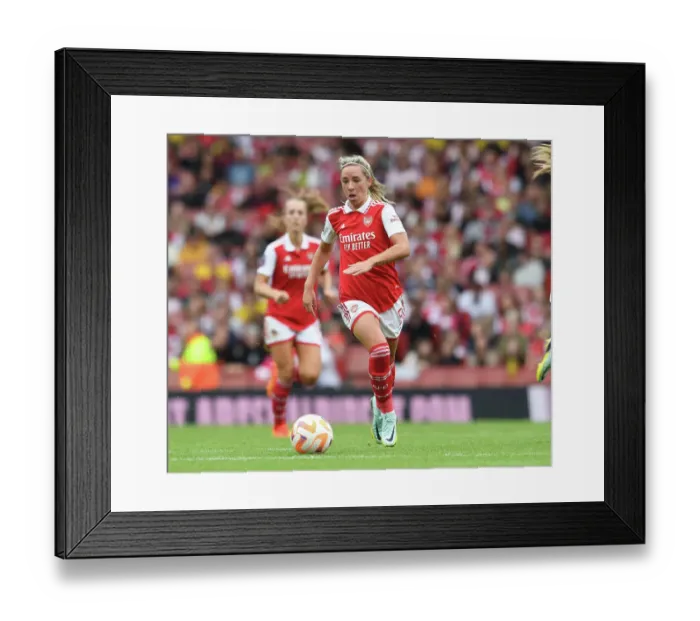 Framed Print : Arsenal vs. Tottenham: Clash of the Women's Super League Titans at Emirates Stadium
