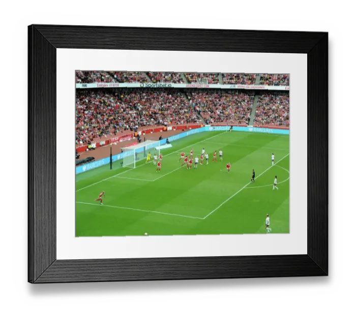 Framed Print : Arsenal vs. Tottenham: A Defensive Battle in FA Womens Super League
