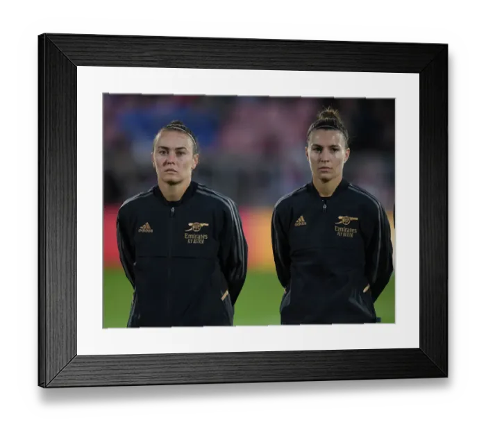 Framed Print : Arsenal Women Take on Ajax in UEFA Champions League Qualifier