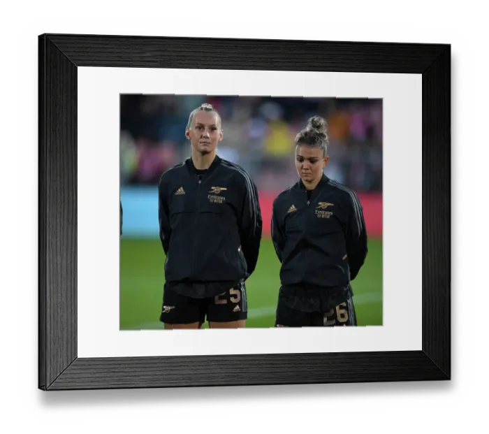 Framed Print : Arsenal Women Take on Ajax in UEFA Champions League Second Qualifying Round
