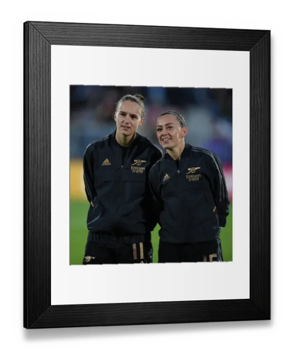Framed Print : Arsenal Women Face Ajax in UEFA Champions League Second Qualifying Round