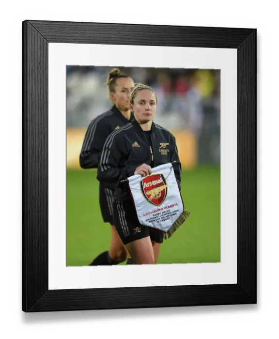 Framed Print : Arsenal's Kim Little Prepares for AFC Ajax Showdown in UEFA Women's Champions League