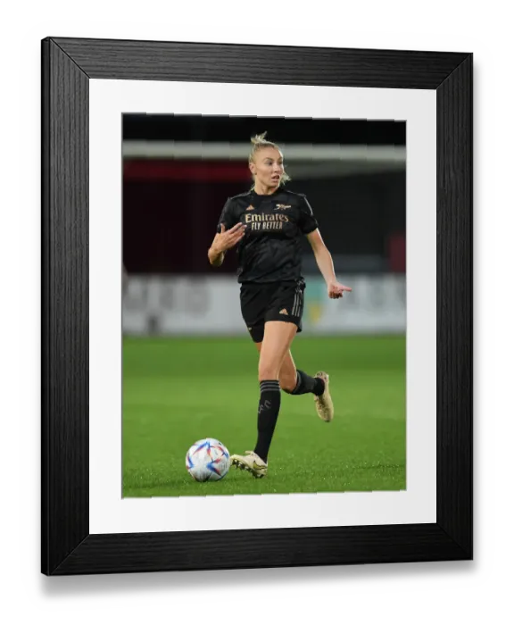Framed Print : Arsenal's Leah Williamson Faces Off Against Ajax in UEFA Women's Champions League Qualifier Framed Print : Arsenal's Leah Williamson Faces Off Against Ajax in UEFA Women's Champions League Qualifier