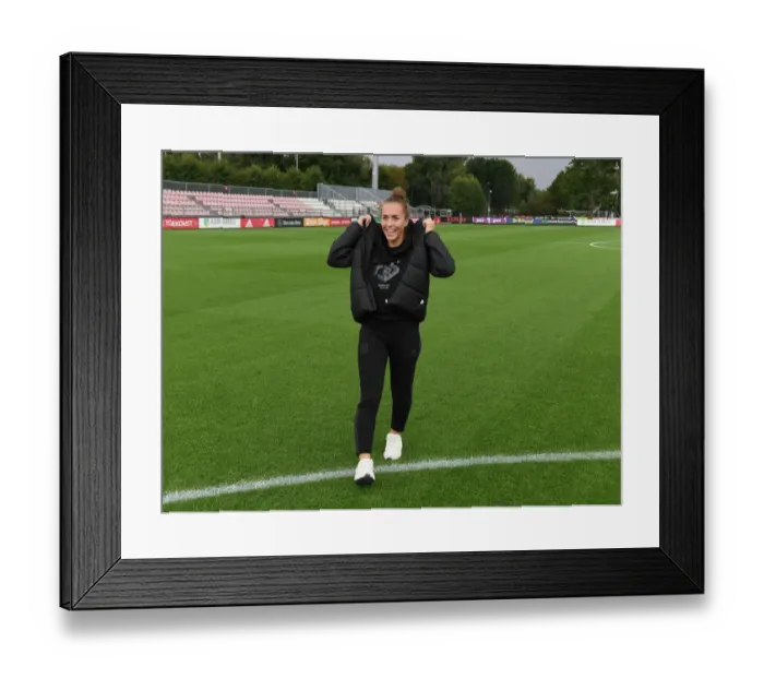 Framed Print : Arsenal's Lia Walti Prepares for AFC Ajax Showdown in UEFA Women's Champions League
