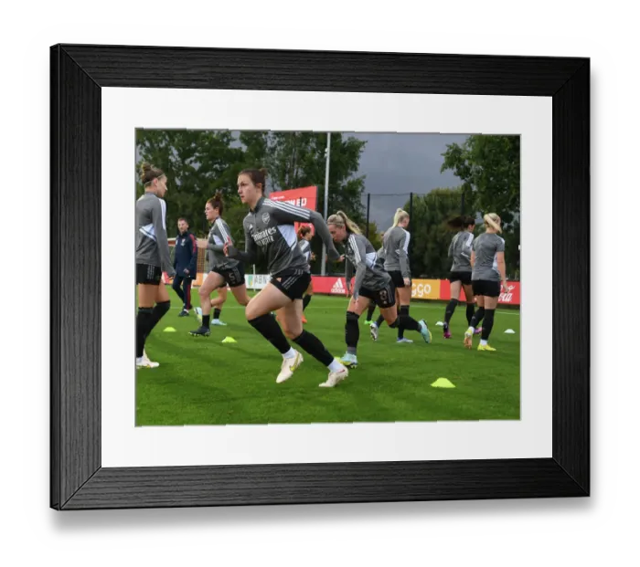 Framed Print : Arsenal's Lotte Wubben-Moy Gears Up for UEFA Women's Champions League Battle Against Ajax in Amsterdam Framed Print : Arsenal's Lotte Wubben-Moy Gears Up for UEFA Women's Champions League Battle Against Ajax in Amsterdam