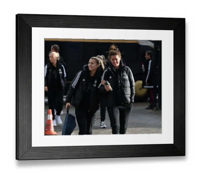 Framed Print : Arsenal Women Face AFC Ajax in UEFA Women's Champions League Second Qualifying Round