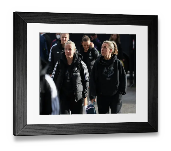 Framed Print : Arsenal Women Take on Ajax in UEFA Champions League Second Qualifying Round