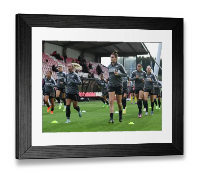 Framed Print : Jennifer Beattie: Arsenal Star Ready for AFC Ajax Showdown in UEFA Women's Champions League