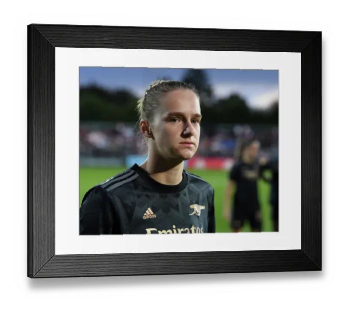 Framed Print : Arsenal's Vivianne Miedema Faces Off Against AFC Ajax in UEFA Women's Champions League Qualifier Framed Print : Arsenal's Vivianne Miedema Faces Off Against AFC Ajax in UEFA Women's Champions League Qualifier