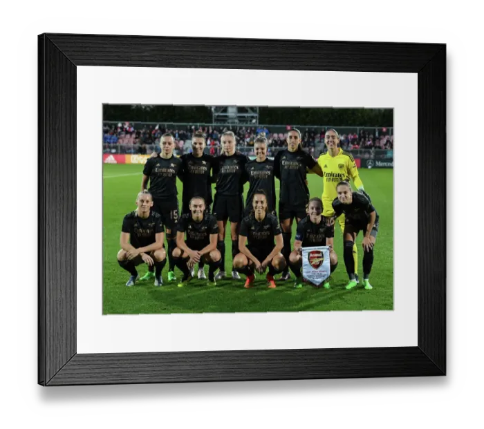 Framed Print : Arsenal Women Face Ajax in UEFA Women's Champions League Second Qualifying Round Framed Print : Arsenal Women Face Ajax in UEFA Women's Champions League Second Qualifying Round
