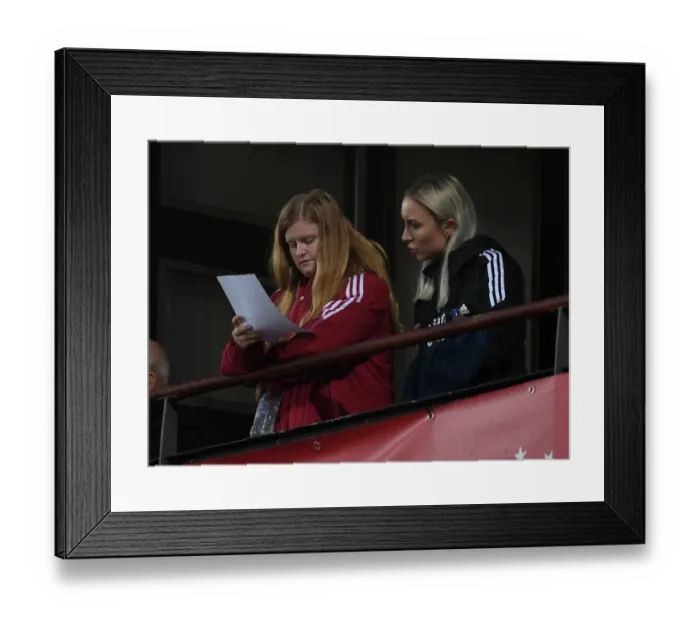 Framed Print : Arsenal vs AFC Ajax: UEFA Women's Champions League Second Qualifying Round Second Leg - Amsterdam Showdown Framed Print : Arsenal vs AFC Ajax: UEFA Women's Champions League Second Qualifying Round Second Leg - Amsterdam Showdown